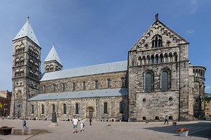 Lund Cathedral in Malmo, Sweden