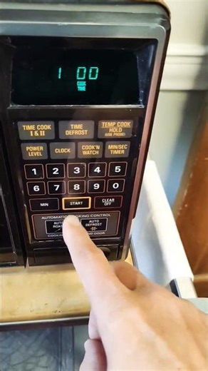 GE Spacemaker II 2 1980s microwave boiling water. sounds amazing..