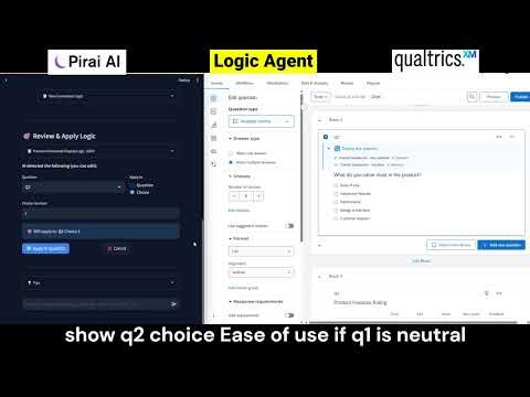 Pirai AI Logic Agent: The Future of Qualtrics Survey Programming