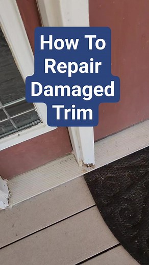 5.2K views · 94 reactions | Fix that rotted/damaged door trim fast and easy using DAP's All Purpose Adhesive and Filler. This is a beginner level DIY project you can do this weekend! #sponsored #doityourself #diywithdap #thedailydiy #homerepair #waterdamage DAP Global Inc. | The Daily DIY | Facebook