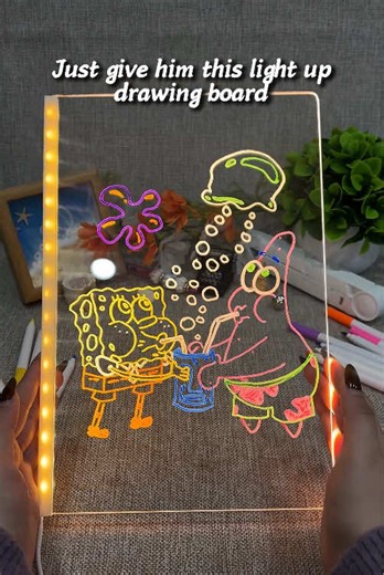 Back to School Gift: LED Magic Drawing Board 50% Off!