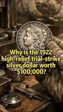 High-Relief 1922 Trial-Strike silver dollar #usa #shorts #antique #collector #coin