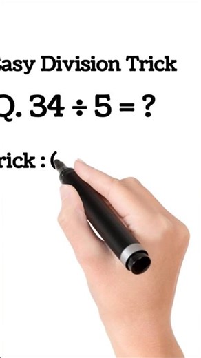 Easy division trick