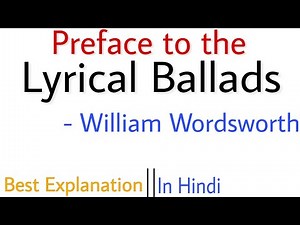 Preface to the Lyrical Ballads by William Wordsworth