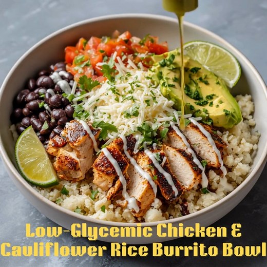 2K views · 18 reactions | ️ Low-Glycemic Chicken & Cauliflower Rice...