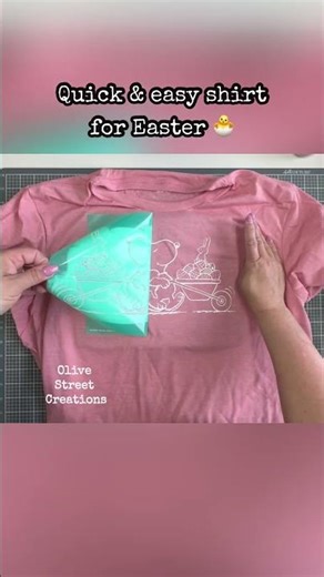 Love being able to create custom shirts so easily! #chalkcouture #diy #silkscreen #easter