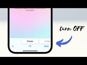 How to Turn Off Private Browsing on iPhone (iOS 26)