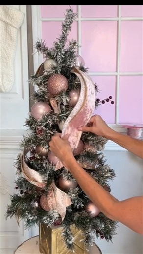 14K views · 273 reactions | Let’s decorate my small Christmas tree- designer style  | Olivia's Romantic Home DIY | Facebook