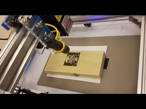 A5 Laser engraver 500mW US. Software setup and test.