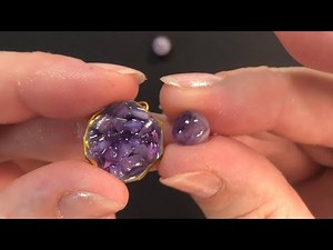 MY EXPERIMENT to Create Faux Raw AMETHYST from Polymer Clay and Resin.
