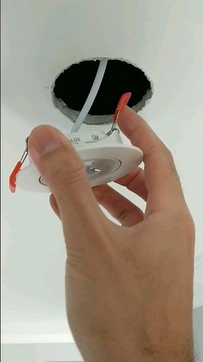 This shows how to replace downlight spot led lamp at the gypsum ceiling #shorts