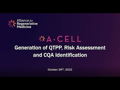 A-Cell: Generation of QTPP, Risk Assessment and Critical Quality Attribute Identification