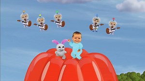 Baby Jake and his friends try out the 'Magic Baby Jelly Wobble' bright and early tomorrow! Don't miss the fun every weekday morning on CBeebies at 6.45am. | Baby Jake