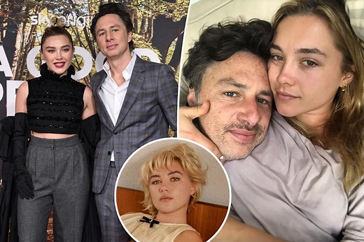 Florence Pugh, 28, admits romance with Zach Braff, 49, was ‘quite private until it was nasty’