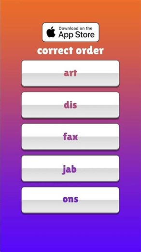 Alphabetic - Can You Beat The Clock? #wordgames