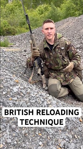 RELOAD WITH WEBBING #army #british #tactical #skill #combat #survival #military