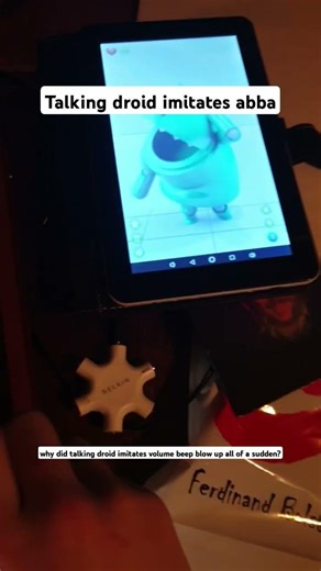 talking droid imitates abba