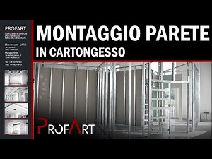 Profart srl - Montaggio PARETE in CARTONGESSO
