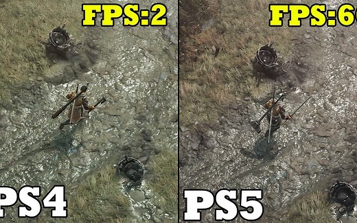 《暗黑破坏神4》 PS4 vs. PS5 对比 |加载时间、画质和FPS