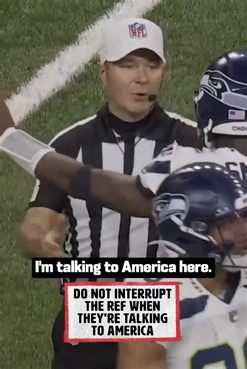 Funny moments from the referee's microphone #NFL #referee #fyp #usa #funny