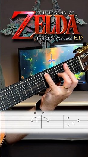 Courage Zelda: Twilight Princess + Tabs #zeldatwilightprincess #classicalguitar #vgm
