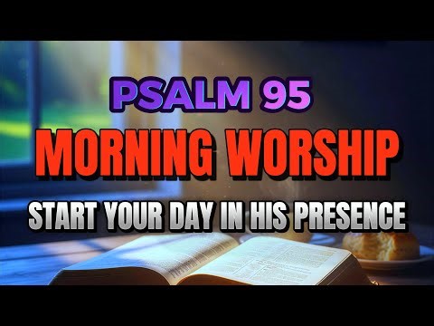 Psalm 95 Morning Prayer - Start Your Day Worshiping in God's Presence