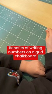 Engaging with a grid chalkboard helps children develop fine motor skills, numerical understanding, and a spatial awareness - all while fostering independence and a love for learning! ✏️ #montessoriacademyaus #sydneychildcare #belfieldmontessoriacademy | Montessori Academy