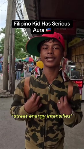 Filipino Kid Has Serious Aura 🇵🇭 #travel #livingabroad #philippines #voidwalkertravel #fyp