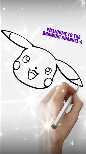Drawing Pikachu from Pokémon