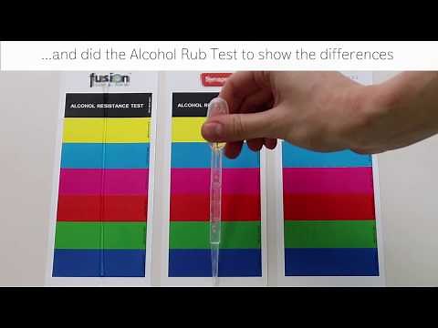 KernowPrint DryToner's superb alcohol test results!