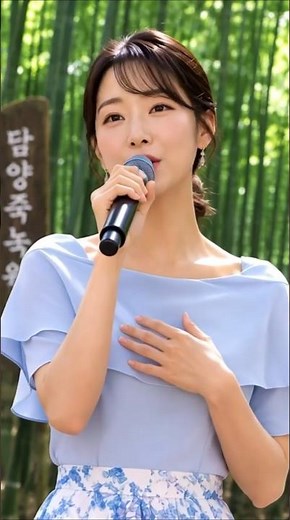 담양 죽녹원에서 부른 세월에 던진 사랑! #트로트#현역가왕#미스트롯