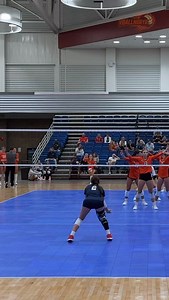 YOU SHALL NOT PASS 🧙‍♂️🧱 Indiana Tech’s setter = 4 blocks, 1 rally, pure domination 🏐🔥 #Volleyball #vballnoryb #WomensVolleyball #IndianaTech | Vballnoryb Volleyball Media