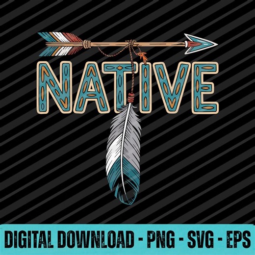 Indigenous Native American SVG PNG EPS | Tribal Design Native Culture Digital Download - Etsy