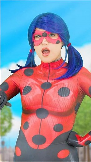 LADY BUG vs ELSA 😱❤️