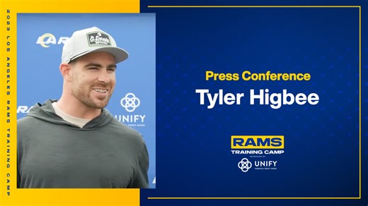 Tyler Higbee on entering Year 8 of NFL career, energy of young Rams roster