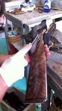 Gunstock checkering done by a professional