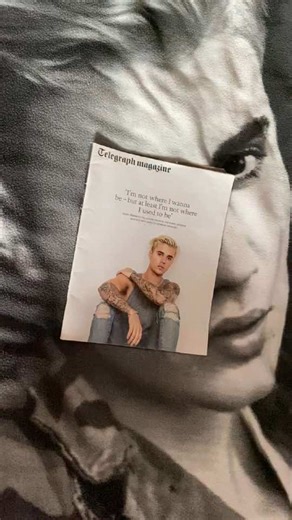 Telegraph Magazine @justinbieber @#JustinBieber #fyp #Beliebers #Merch #TheJustinBieberMuseum