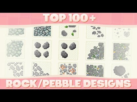 Top 100+ Custom Rock/Pebble Designs For Animal Crossing New Horizons!