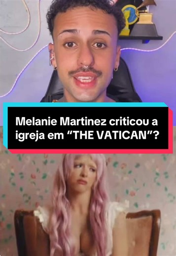 com a prévia de “THE VATICAN”, música presente no álbum “HADES” da cantora Melanie Martinez que será lançado em breve, podemos ver críticas religiosas e morais feitas pela artista. #melaniemartinez #thevatican #hades #crybaby #culturapop