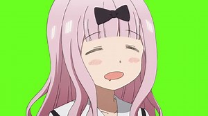 Chika Anime green screen #kaguya #kaguyasamaloveiswar #kaguyasama #chikafujiwara #anime #greenscreen