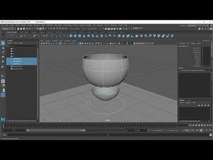 Maya曲面菜单解析：掌握曲面相交、修剪、取消修剪技巧