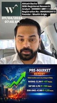 Before Market Opens: BIG Signals for Nifty Today | Global Rally, Crude Spike #premarketreport #nifty