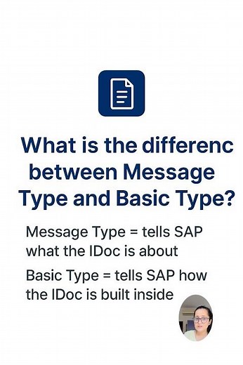Message Type vs Basic Type in SAP IDocs #interview