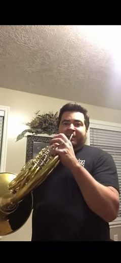 A French Horn Happy Birthday