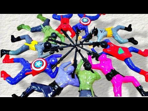 Unboxing Video Superhero Toys • ASMR Avengers Magic Dance Spider-Man Hulk Batman Ironman Thanos