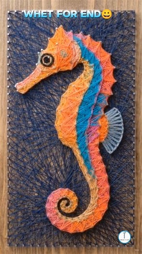 DIY Thread Art | String Art Tutorial #shorts #threadart #stringart