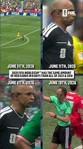 This FIFA World Cup has already tied the total number of red cards from the last two tournaments