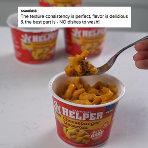 93 shares | Need a quick snack? Hamburger Helper® Cups with real beef are ready in 4 minutes. Perfect for busy families on the go! | Helper | Facebook