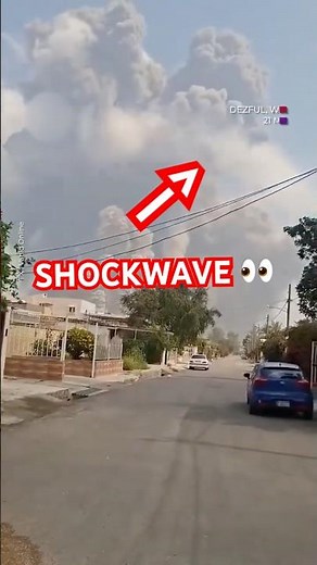 Iran Explosion Sends VISIBLE Shockwaves... Look close 💥👀