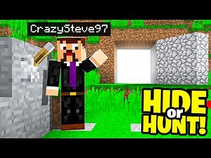 i found a Minecraft lever opening SECRET Piston door..(Hide Or Hunt #3)